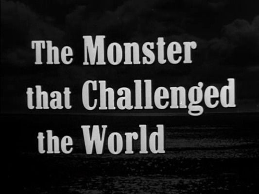 Title screen of The Monster That Challenged the World