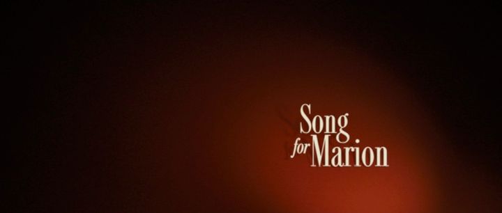 Title screen of Song for Marion