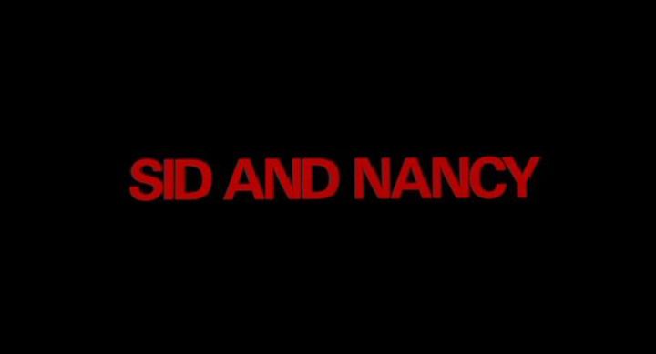 Title screen of Sid and Nancy