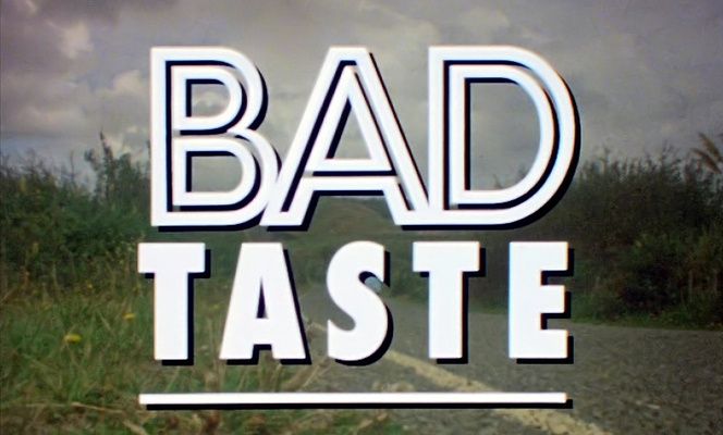 Title screen of Bad Taste