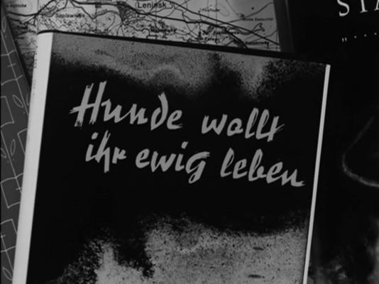 Title screen of Hunde, wollt ihr ewig leben