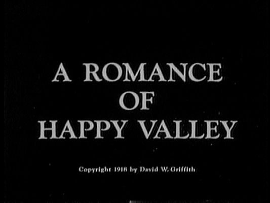 Title screen of A Romance of Happy Valley