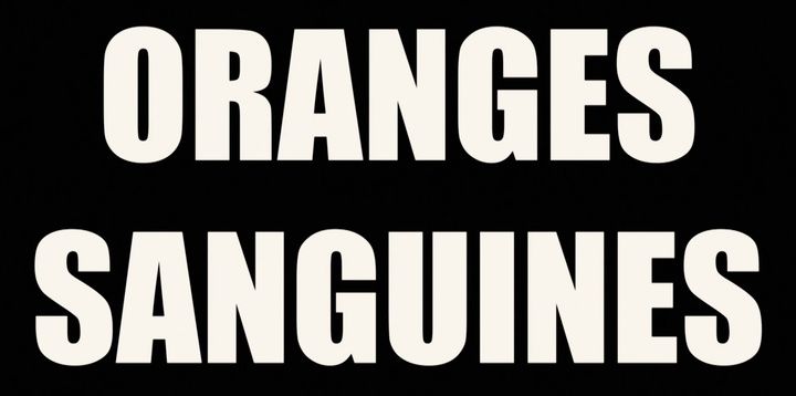 Title screen of Oranges sanguines
