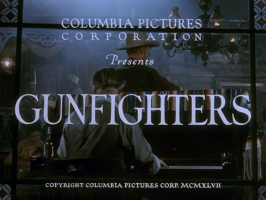Title screen of Gunfighters