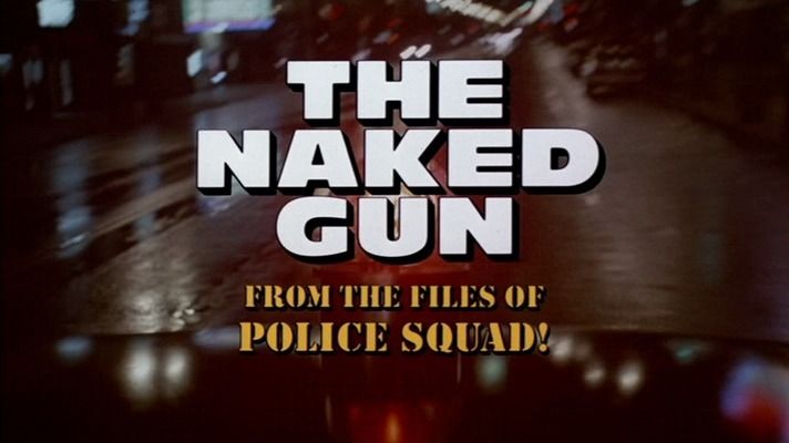 Title screen of The Naked Gun: From the Files of Police Squad!