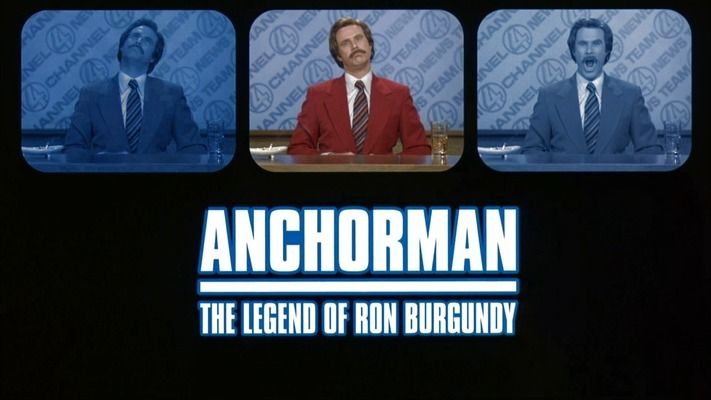 Title screen of Anchorman: The Legend of Ron Burgundy
