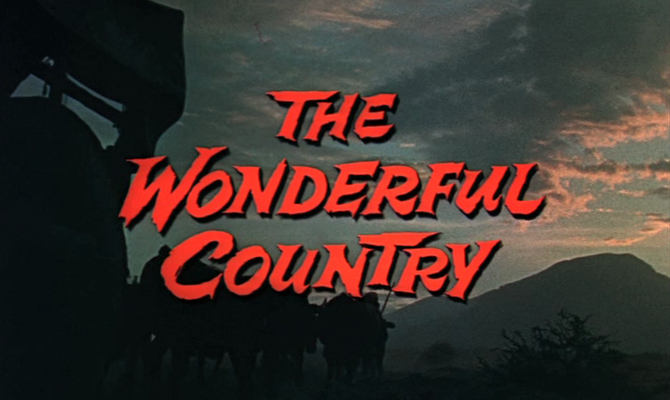 Title screen of The Wonderful Country