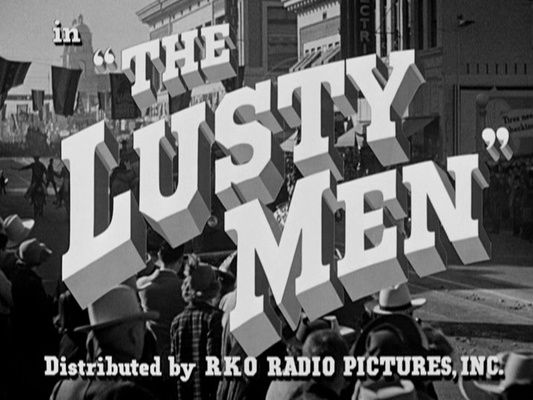 Title screen of The Lusty Men
