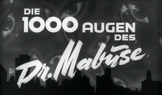 Title screen of Die 1000 Augen des Dr. Mabuse