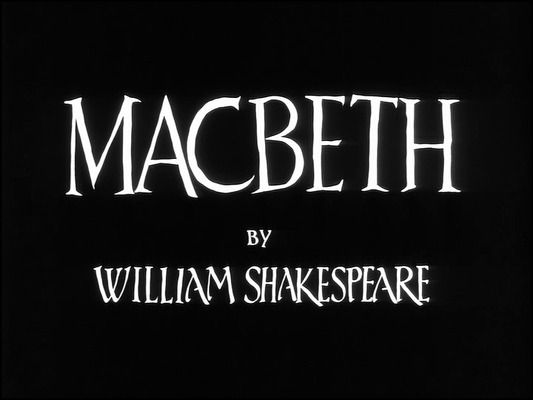 Title screen of Macbeth