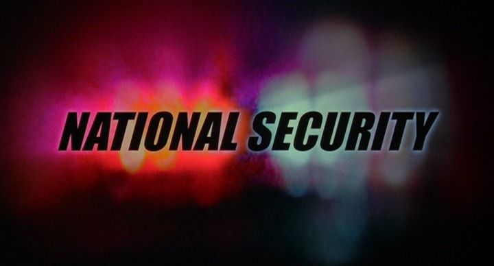 Title screen of National Security