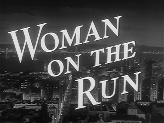 Title screen of Woman on the Run
