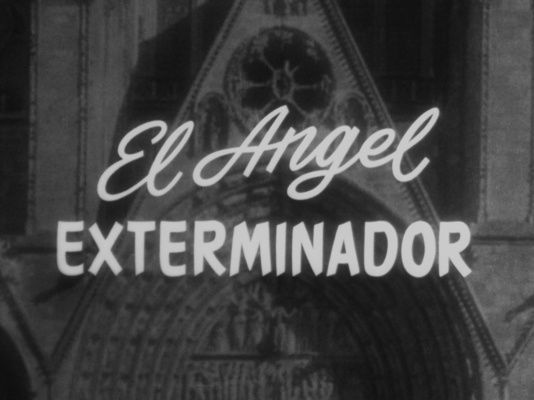 Title screen of El ángel exterminador