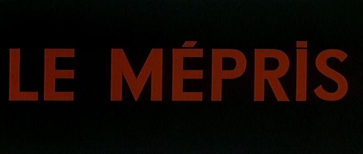 Title screen of Le mépris