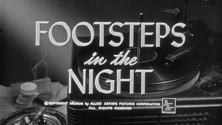 Title screen of Footsteps in the Nigh