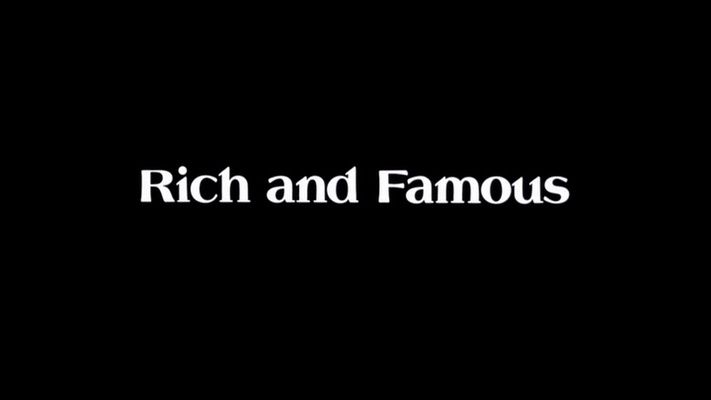 Title screen of Rich and Famous