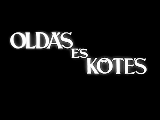 Title screen of Oldás és kötés