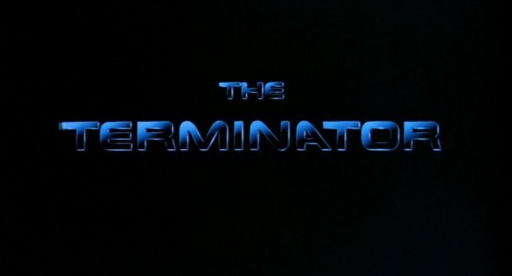 Title screen of The Terminator