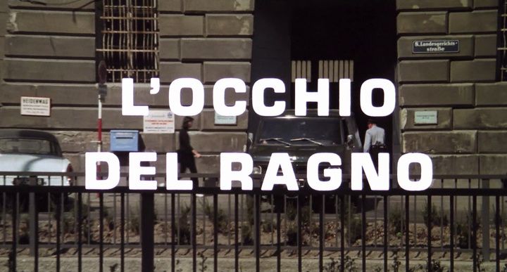 Title screen of L'occhio del ragno