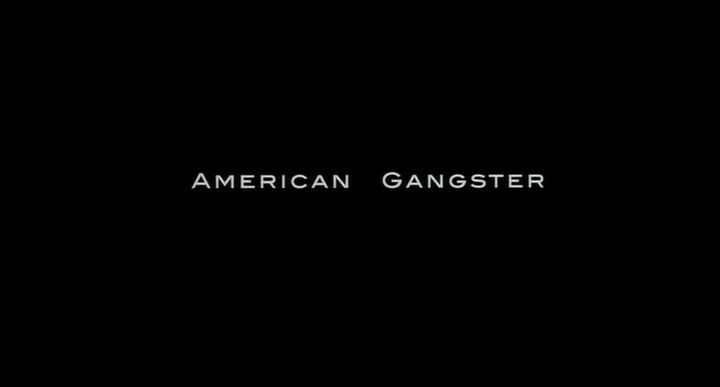 Title screen of American Gangster