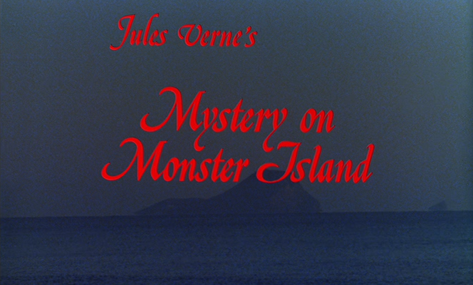 Title screen of Misterio en la isla de los monstruos