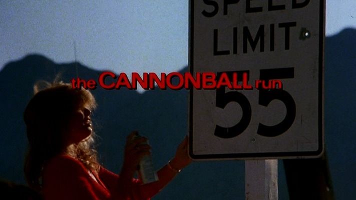 Title screen of The Cannonball Run