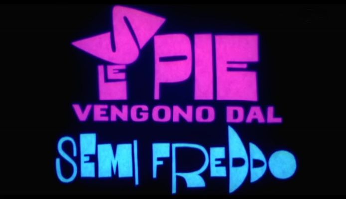 Title screen of Le spie vengono dal semifreddo