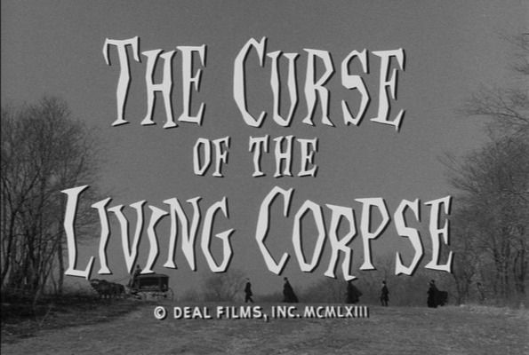 Title screen of The Curse of the Living Corpse