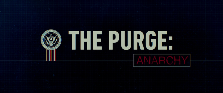 Title screen of The Purge: Anarchy