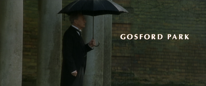 Title screen of Gosford Park