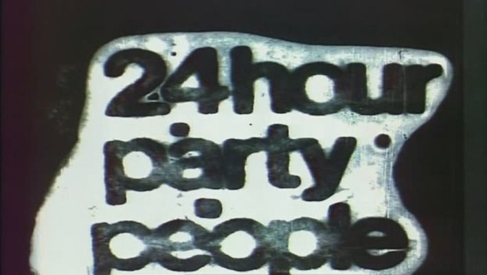Title screen of 24 Hour Party People