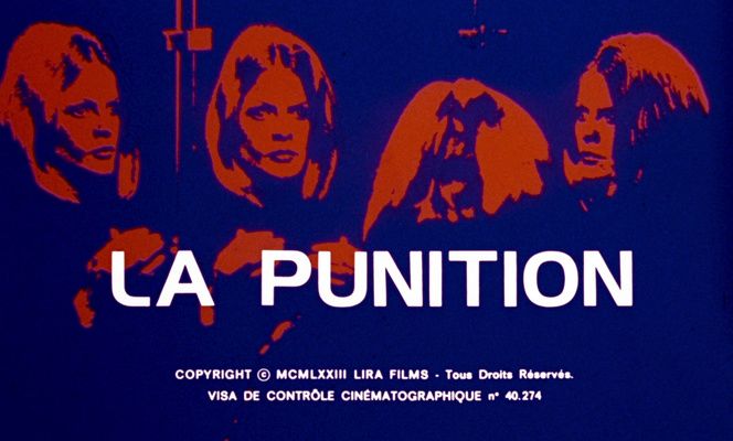 Title screen of La punition