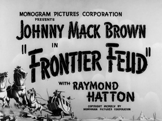 Title screen of Frontier Feud