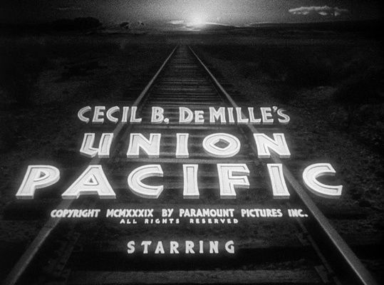 Title screen of Union Pacific
