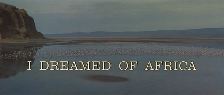 Title screen of I Dreamed of Africa