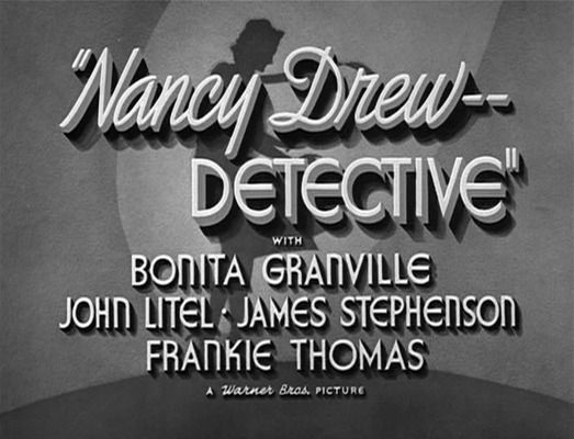 Title screen of Nancy Drew: Detective