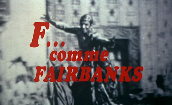 Title screen of F comme Fairbanks