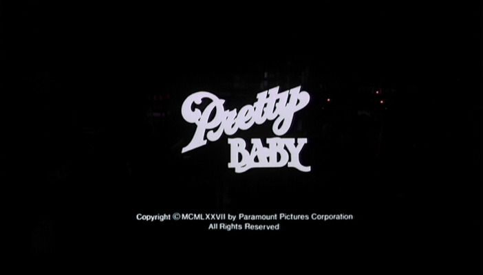 Title screen of Pretty Baby