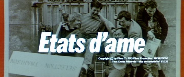 Title screen of États d'âme