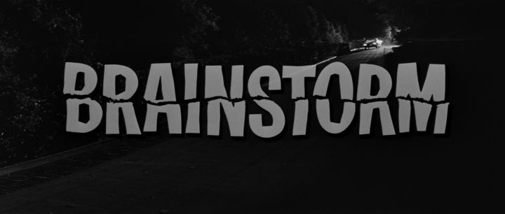 Title screen of Brainstorm