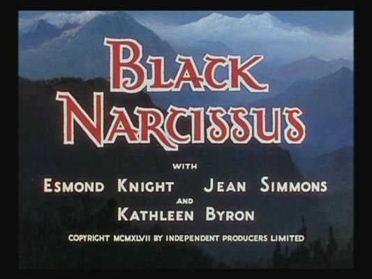Title screen of Black Narcissus