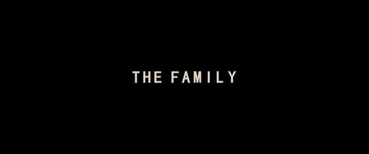 Title screen of The Family