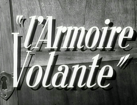 Title screen of L'armoire volante