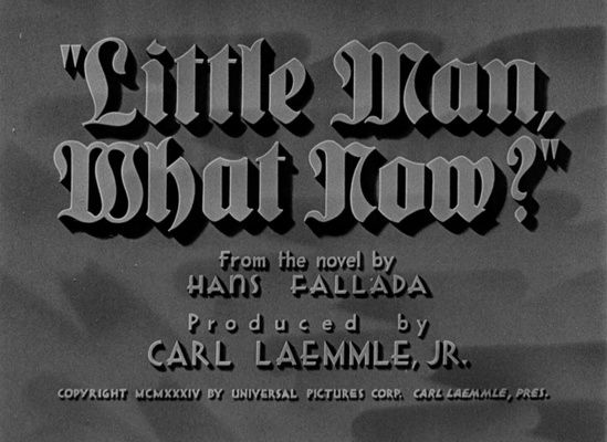 Title screen of Little Man, What Now?