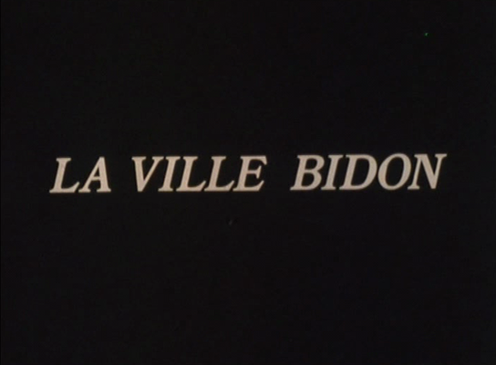 Title screen of La ville-bidon