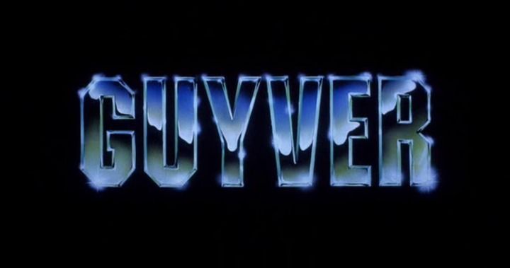 Title screen of Guyver