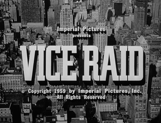 Title screen of Vice Raid