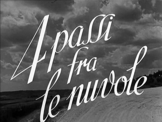 Title screen of 4 passi fra le nuvole