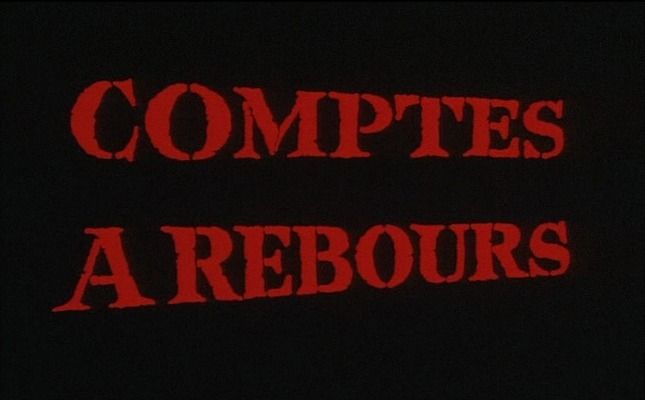 Title screen of Comptes à rebours