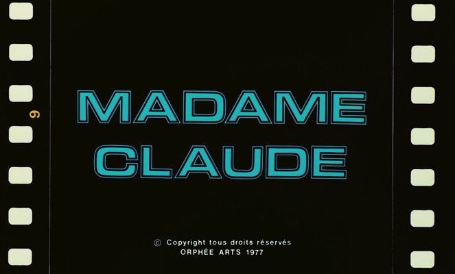 Title screen of Madame Claude